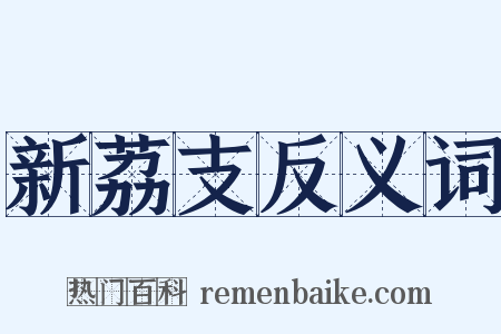 新荔支反义词是什么意思的图片